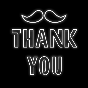 Thank you bigote